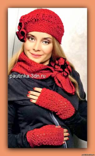 26 моделей женских шарфов вязаных спицами со схемами, описанием и видео мк